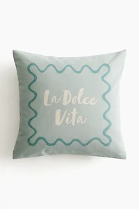 Printed Cotton Cushion Cover