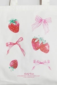 Printed Canvas Tote Bag