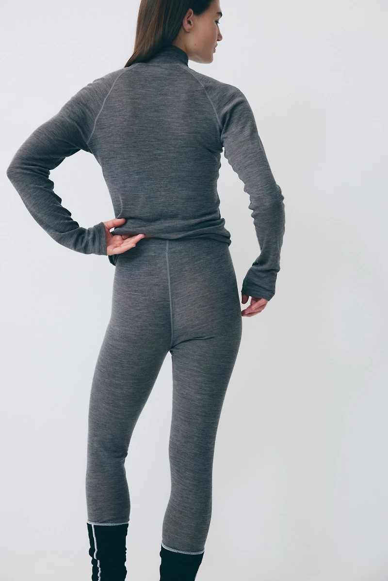 Legging de corps pour le ski en laine