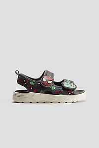 Motif-Detail Sandals