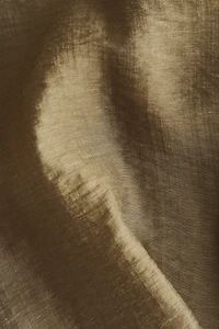 Linen-Blend Blouse