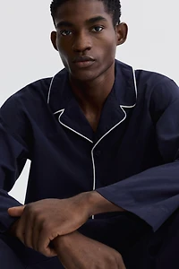 Cotton Pajama Shirt and Pants