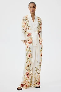Oversized Tie-Belt Jacket