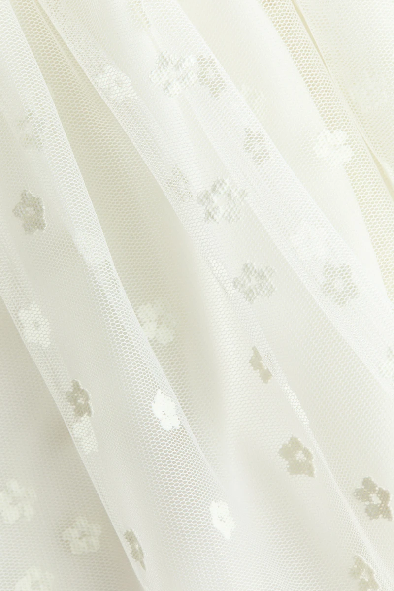 Dress with Tulle Skirt