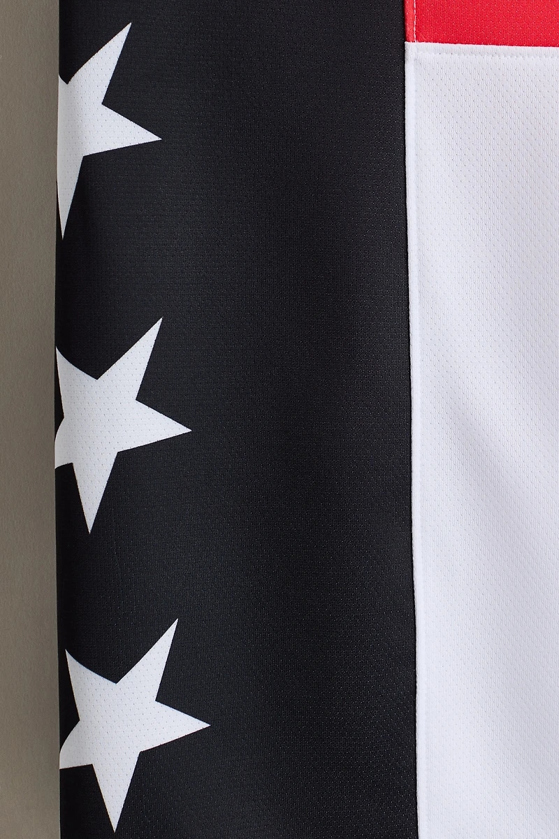 Oversized Long-Sleeved Mesh Shirt