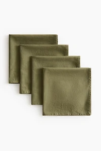 4-Pack Linen-Blend Napkins