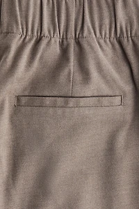 Pantalon large à taille élastique