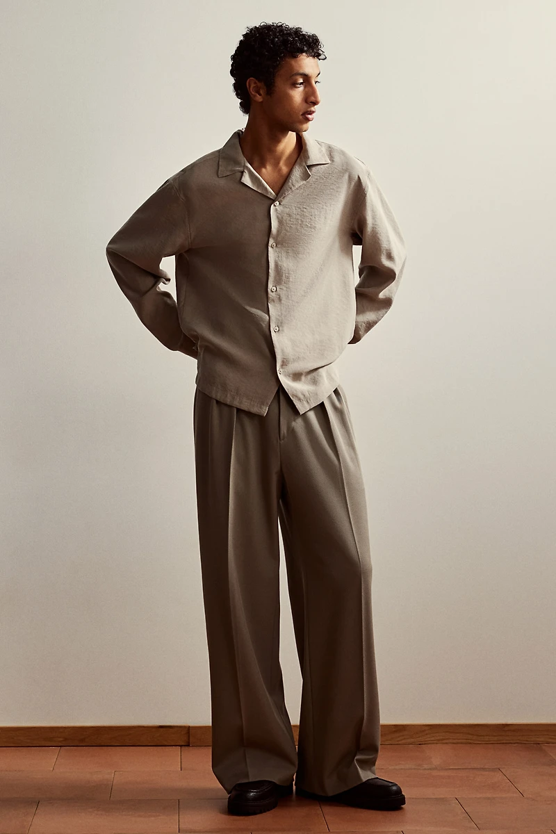 Chemise en modal mélangé