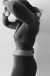 Pantalon évasé au toucher doux