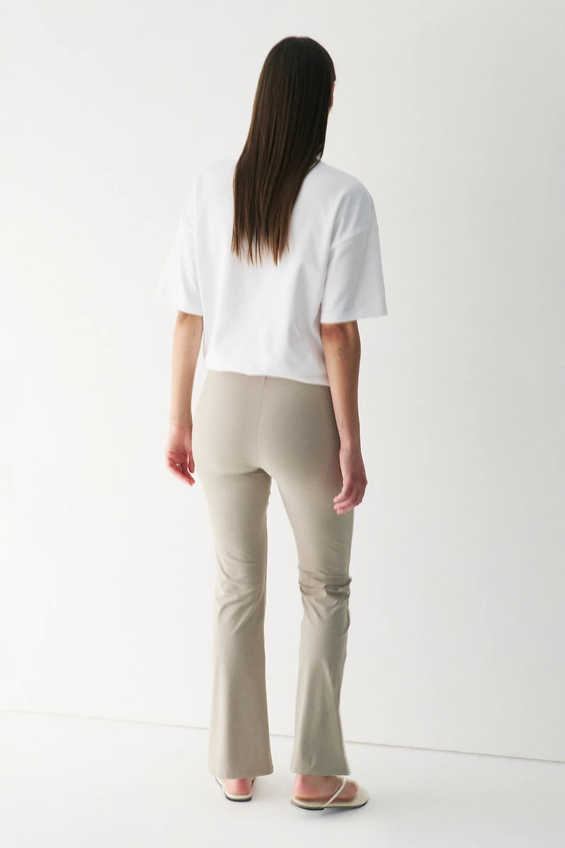 Four-Way Stretch Flared Pants
