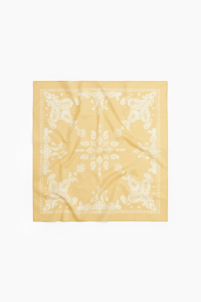 Patterned Cotton Scarf