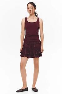 Débardeur à effet ruché