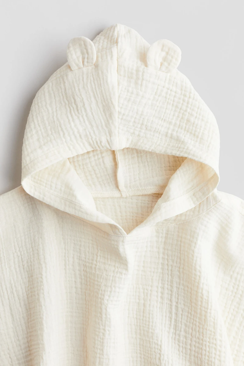 Cotton Muslin Poncho Towel