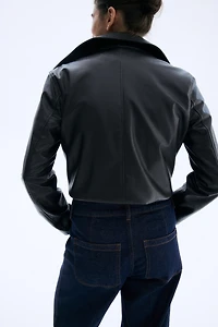 Jean ample à la cheville taille haute