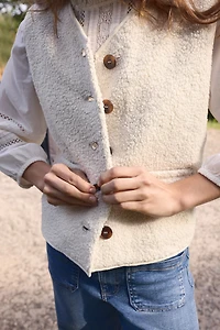 Veste sans manches en polar