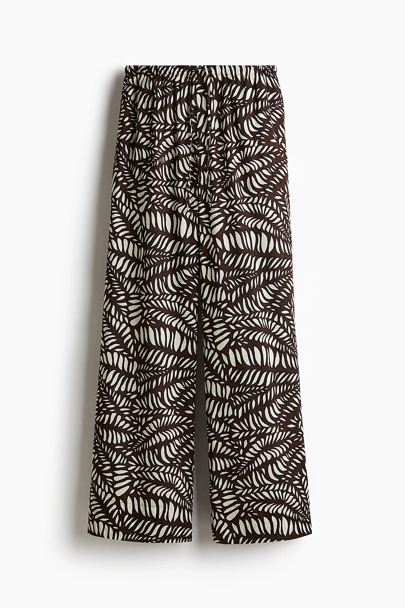Pantalon en coton avec cordon de serrage