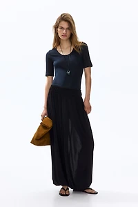 Scoop-Neck Pima Cotton T-Shirt