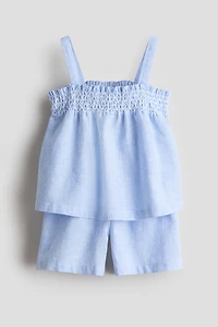 2-Piece Linen-Blend Set