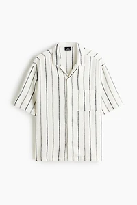 Regular-Fit Linen-Blend Resort Shirt