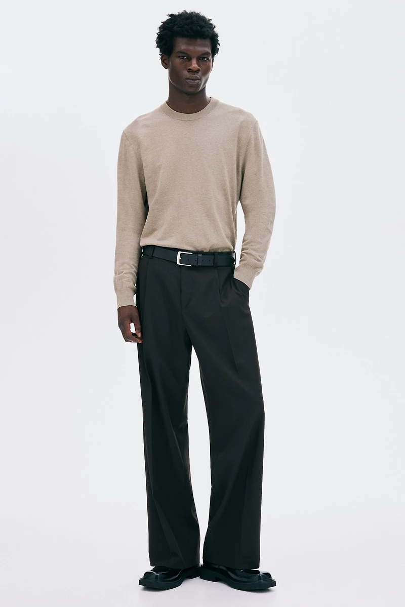 Regular-Fit Fine-Knit Sweater