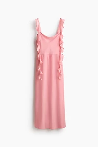 Draped-Panel Dress