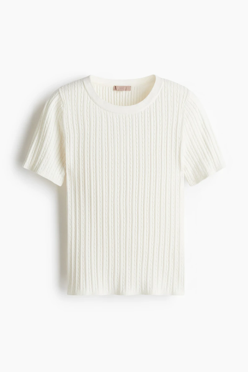 Cable-Knit Top