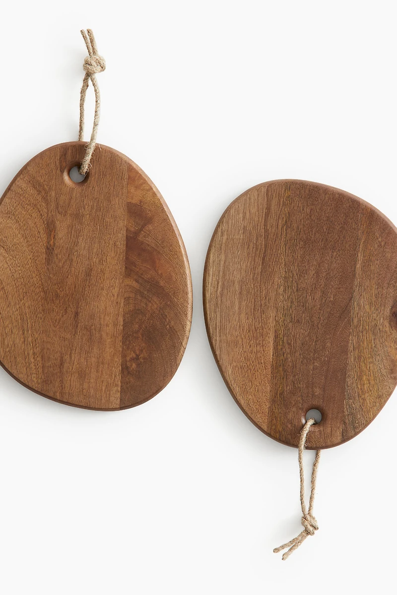 Small Asymmetric Mango Wood Cutting Board