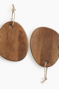 Small Asymmetric Mango Wood Cutting Board
