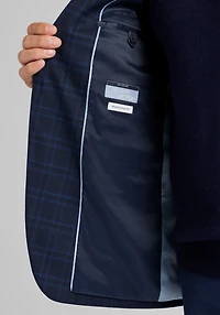 Traveler® Motion Traditional Fit Plaid Sportcoat - Big & Tall CLEARANCE