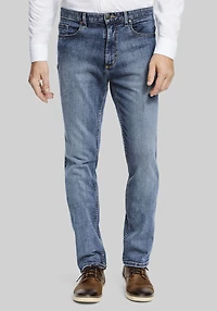 Tailored Fit Straight Leg Denim Jean