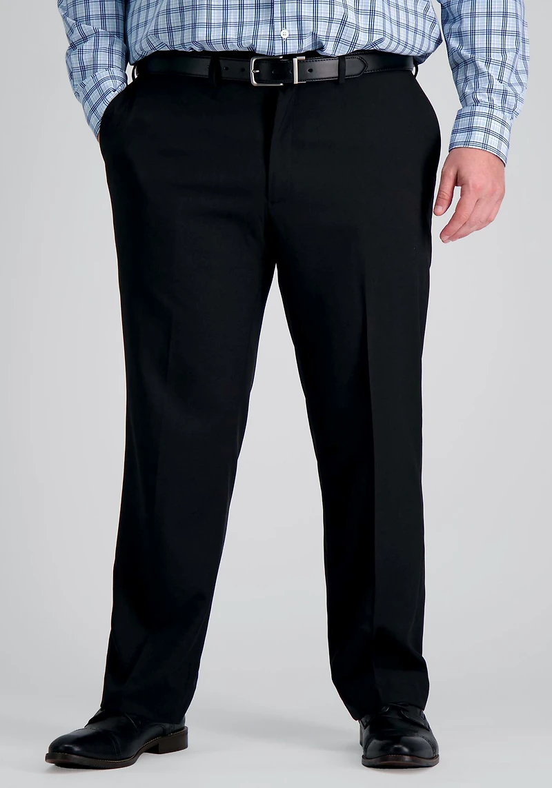 Haggar Big & Tall Premium Comfort Tailored Fit Flat Front Dress Pant