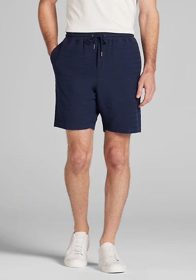 Jos. A. Bank Tailored Fit Tonal Stripe Drawcord Shorts