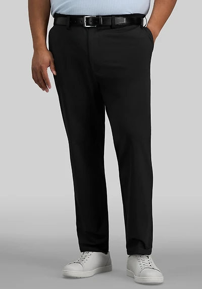 Haggar Sport Big & Tall Travel Performance Straight Fit Flat Front Pants