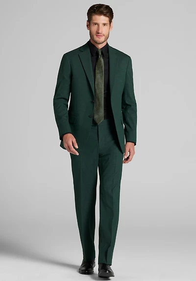 Jos. A. Bank Comfort Stretch Tailored Fit Solid Flannel Suit Separates Jacket CLEARANCE