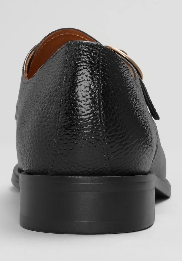 chinese dress ladies Mezlan Mens Chocolate Brown Cap Toe Double Monk Strap Leather Dress Sh –  The Suit Depot main image 0