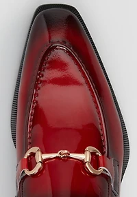Carrucci Moc Bit Patent Leather Loafers