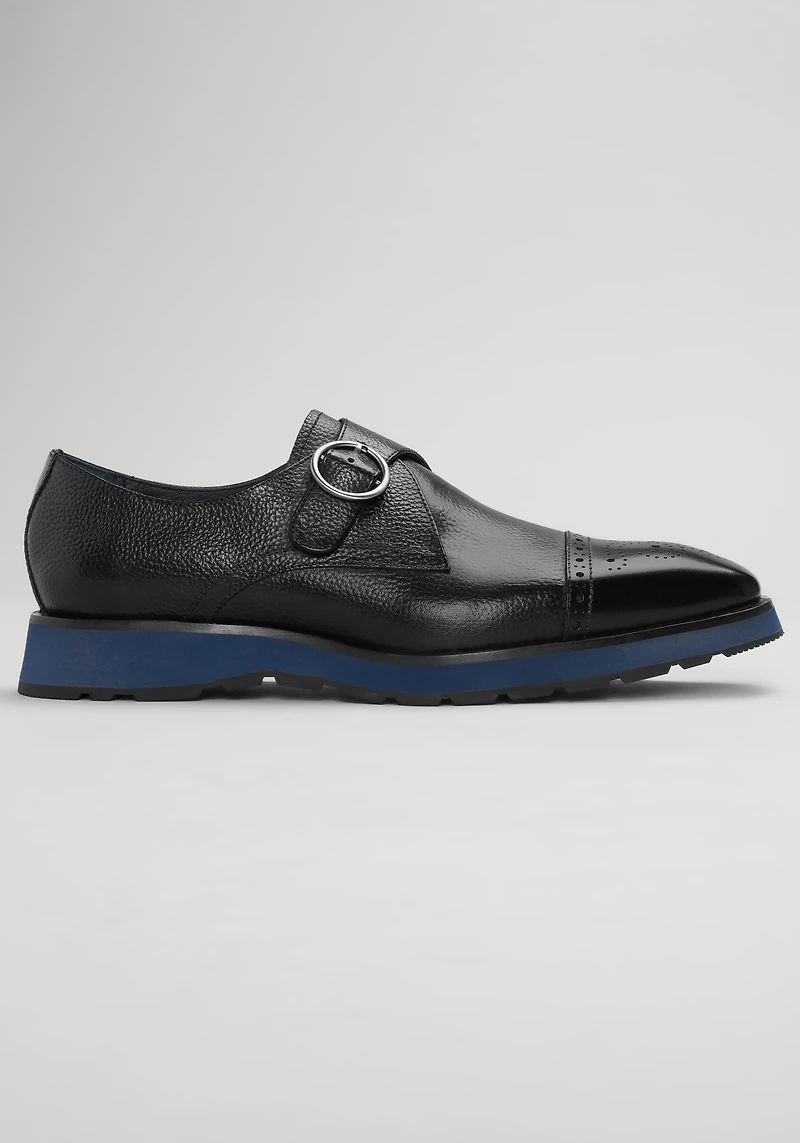 Carrucci Hybrid Monk Strap Shoes
