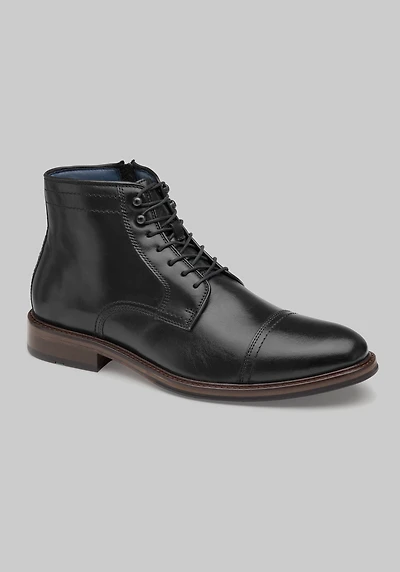Johnston & Murphy Raleigh Cap Toe Zip-Up Boots