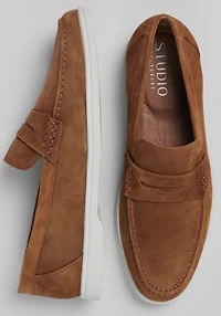 Belvedere Niko Suede Hybrid Penny Loafers