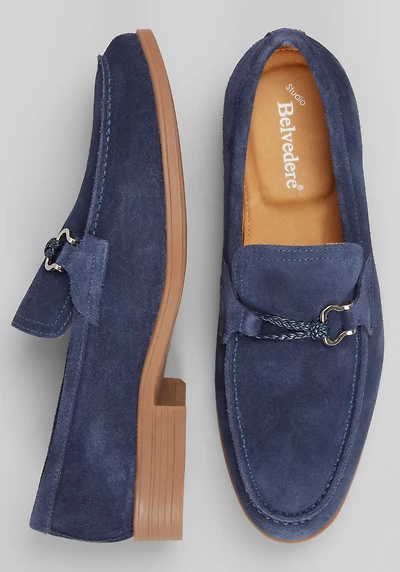 Belvedere Ravello Suede Moc Bit Loafers