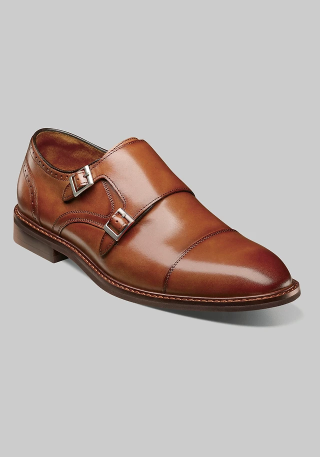 Joseph Abboud Trent Medallion Toe Double Monk Dress Shoes at Hamilton Place  in Chattanooga, TN