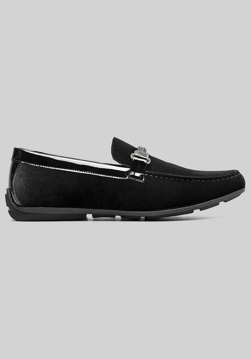 Stacy Adams Sheridan Velour Moc Toe Bit Loafers