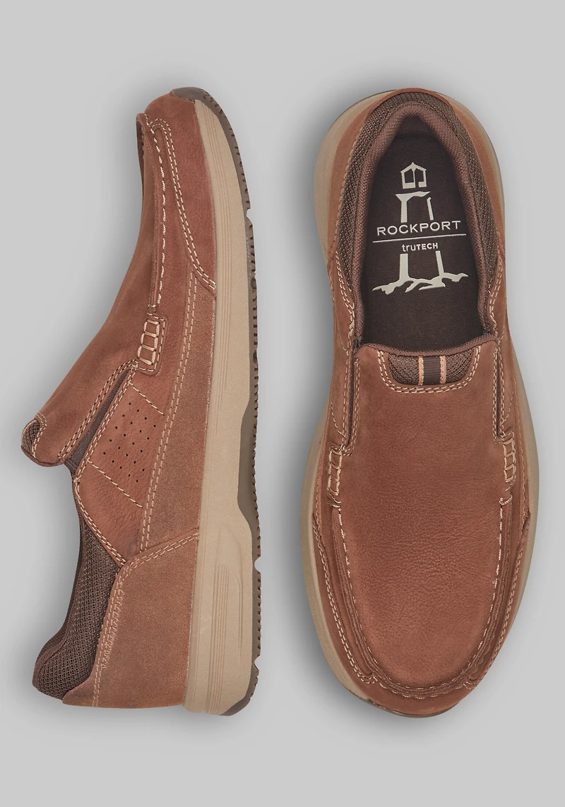 Rockport Atwell Slip‑On Moc Toe Shoes