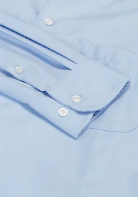 Reserve Collection Tailored Fit Spread Collar Herringbone Dress Shirt