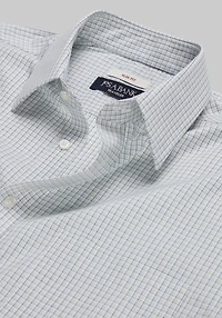 Traveler® Collection Slim Fit Point Collar Check Dress Shirt CLEARANCE