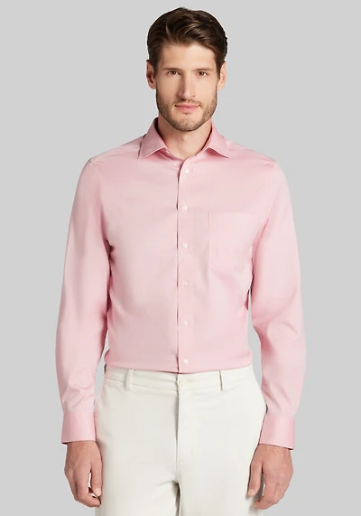 Traveler® Collection Slim Fit Spread Collar Dress Shirt