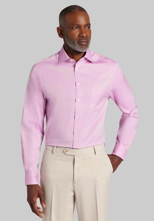 Perry Ellis Slim Fit Spread Collar Premium Performance Tech Solid Dress  Shirt at Hamilton Place in Chattanooga, TN
