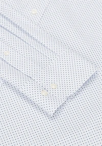 1905 Collection Tailored Fit Spread Collar Dot 4-Way Stretch Dress Shirt