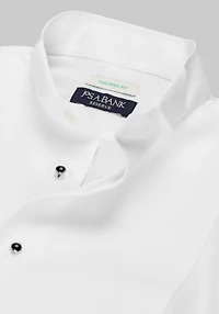 Reserve Collection Tailored Fit Wing Collar Bib Formal Dress Shirt