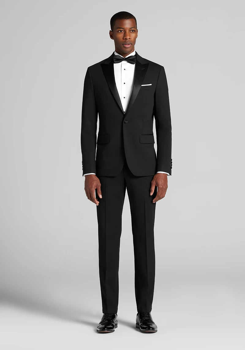 Reserve Collection Tailored Fit Wing Collar Bib Formal Dress Shirt